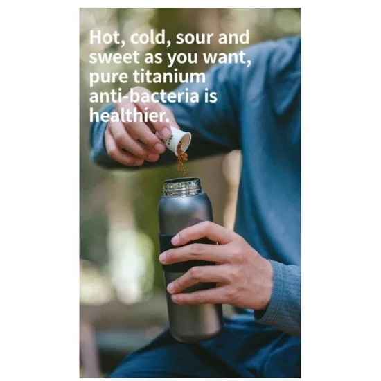 Naturehike Chasing Wind Titanium Sports Bottle - Space Ash